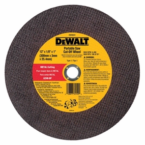 12 IN. x 1/8 IN. x 1 IN High-Performance Aluminum Oxide Circular Saw Blade