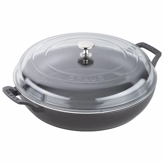 12-inch Braiser With Glass Lid