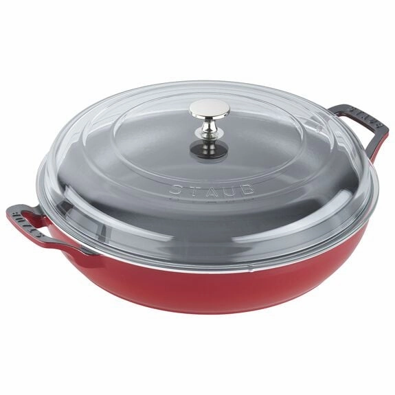 12-inch Braiser With Glass Lid