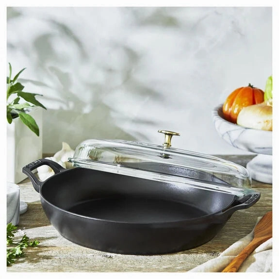 12-inch Braiser With Glass Lid