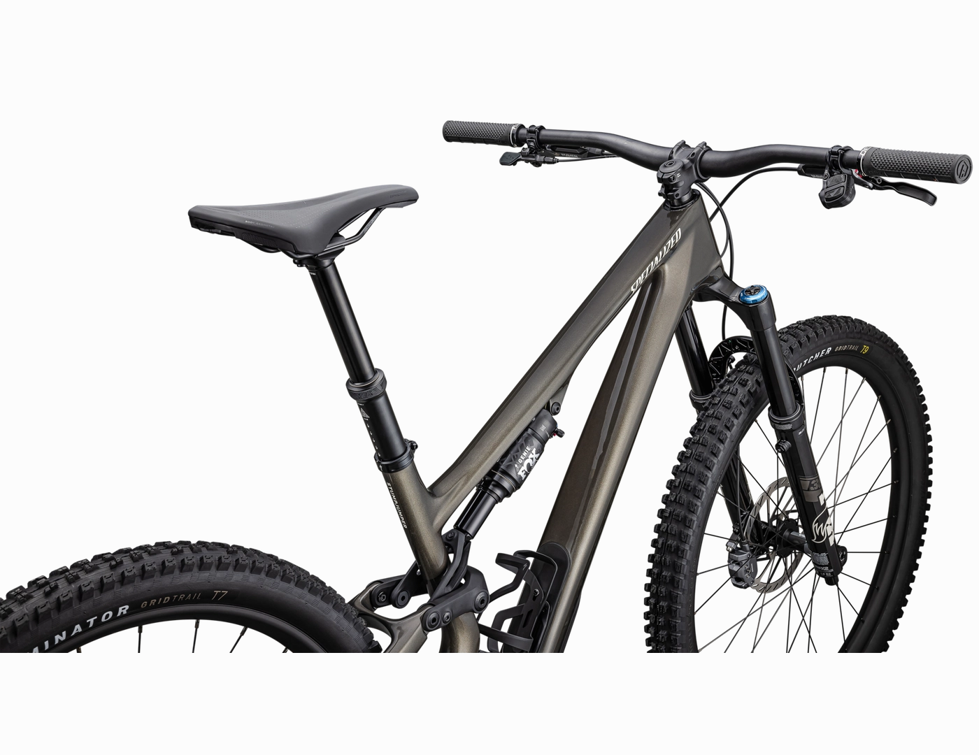 2025 Specialized Stumpjumper 15 Expert 29" Bike - S3, Gloss Gunmetal / White Mountains