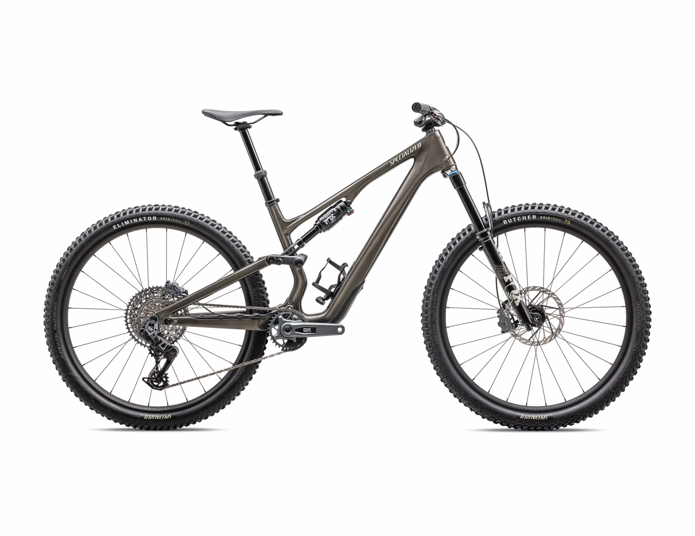 2025 Specialized Stumpjumper 15 Expert 29" Bike - S3, Gloss Gunmetal / White Mountains