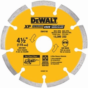 4-1/2-in x 0.250-in XP Tuck Point Blade