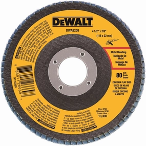 4-1/2 IN. X 7/8 IN. 80 Grit Zirconia Type 29 Flap Disc