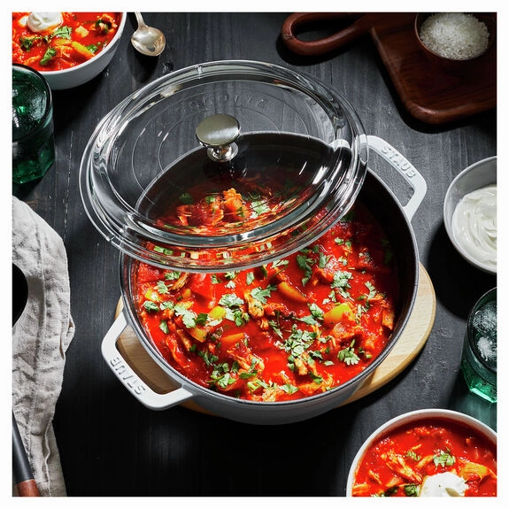 4 Qt Round Glass Lid Cocotte