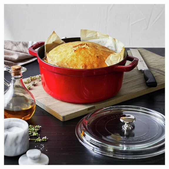 4 Qt Round Glass Lid Cocotte