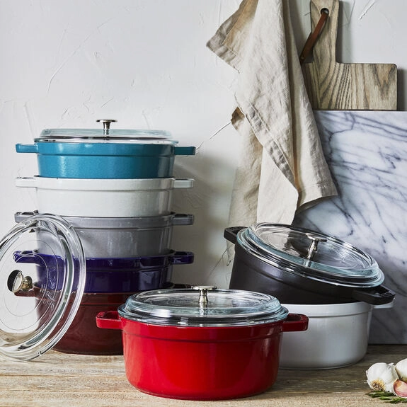 4 Qt Round Glass Lid Cocotte