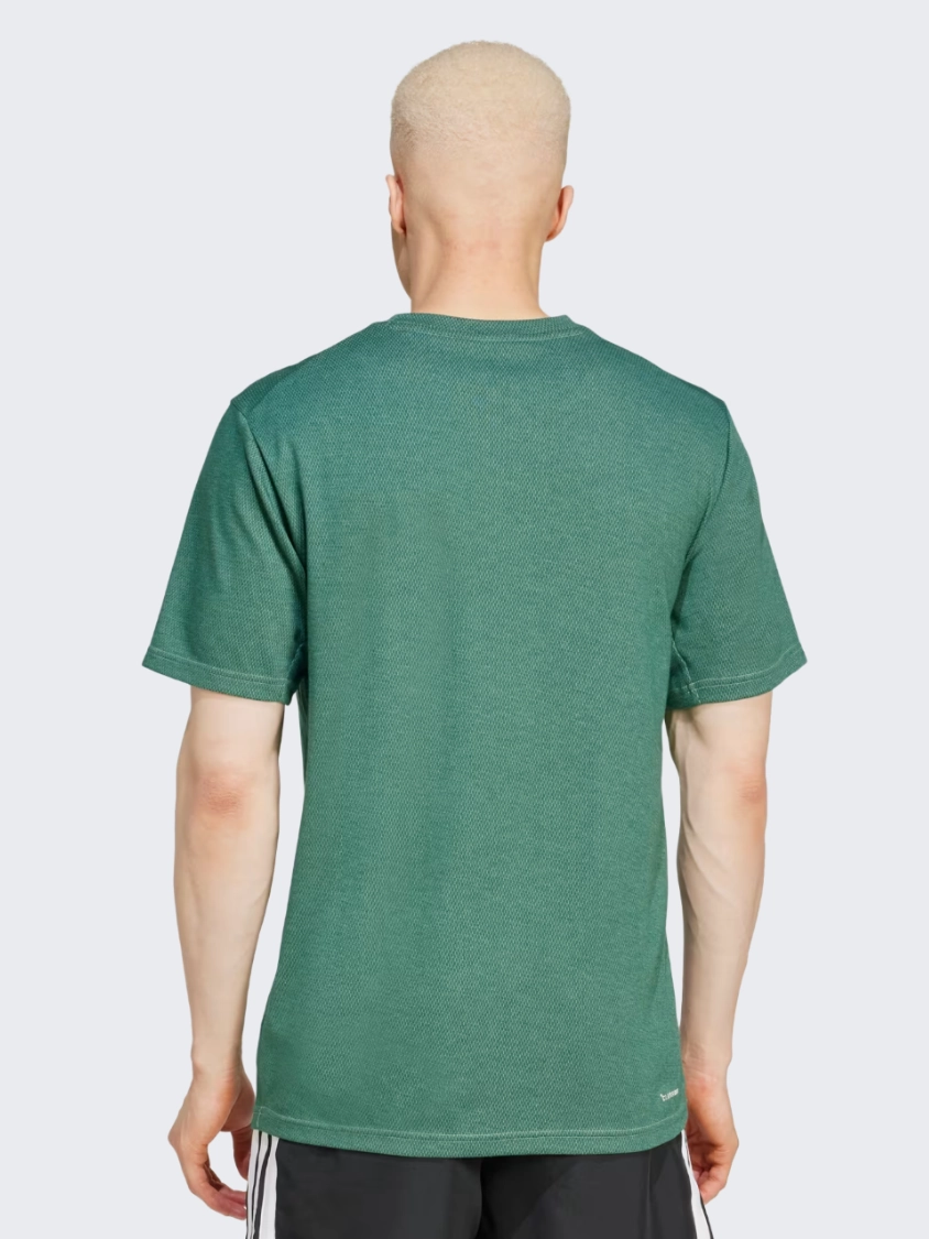 Adidas Essentials Feelready Novelty Men Training T-Shirt Silver Green