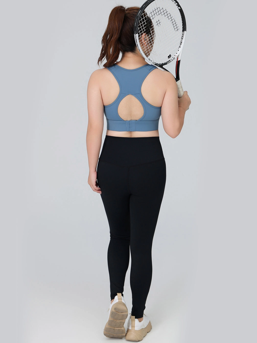 Adjustable Double-Layer Sports Bra with Anti-Sagging