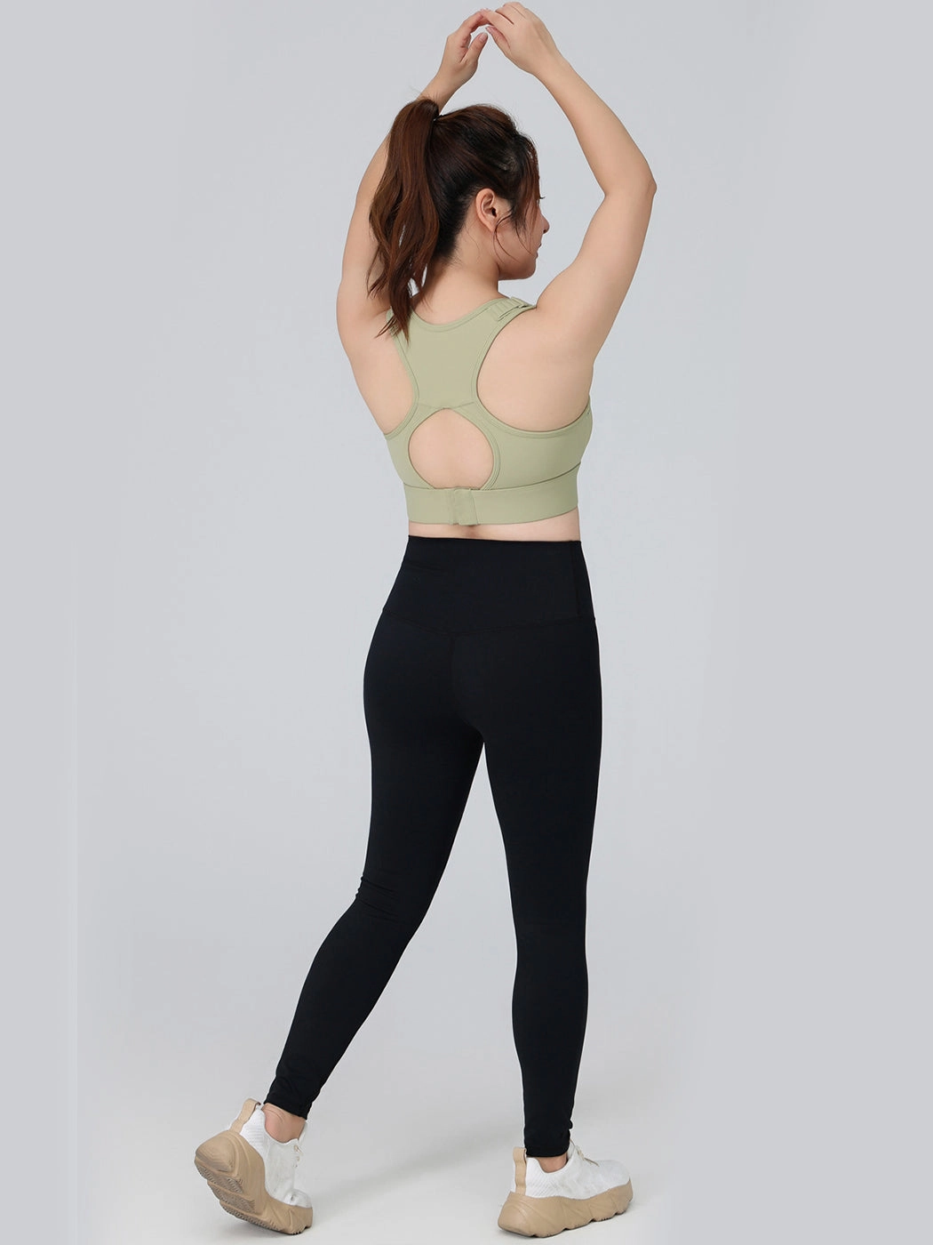 Adjustable Double-Layer Sports Bra with Anti-Sagging
