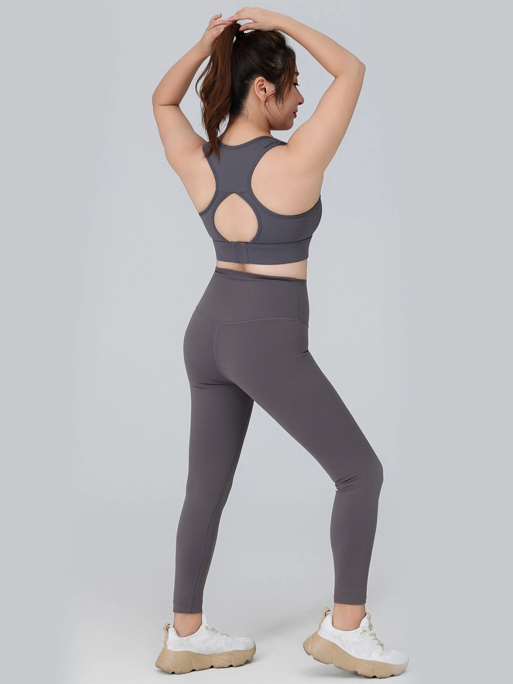 Adjustable Double-Layer Sports Bra with Anti-Sagging