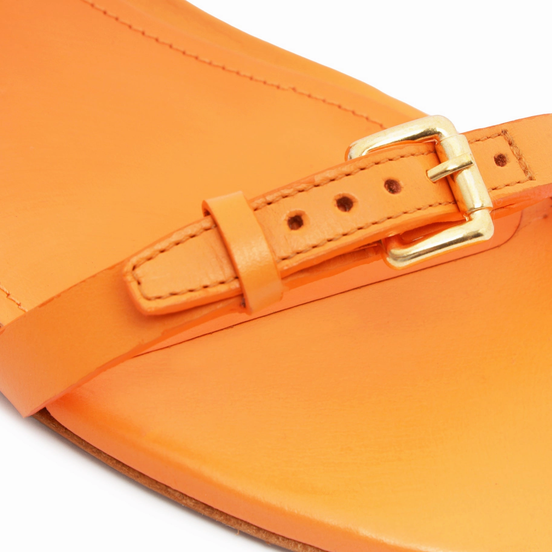 Aurora Mid Block Leather Sandal