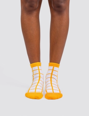 Banana Grid Socks