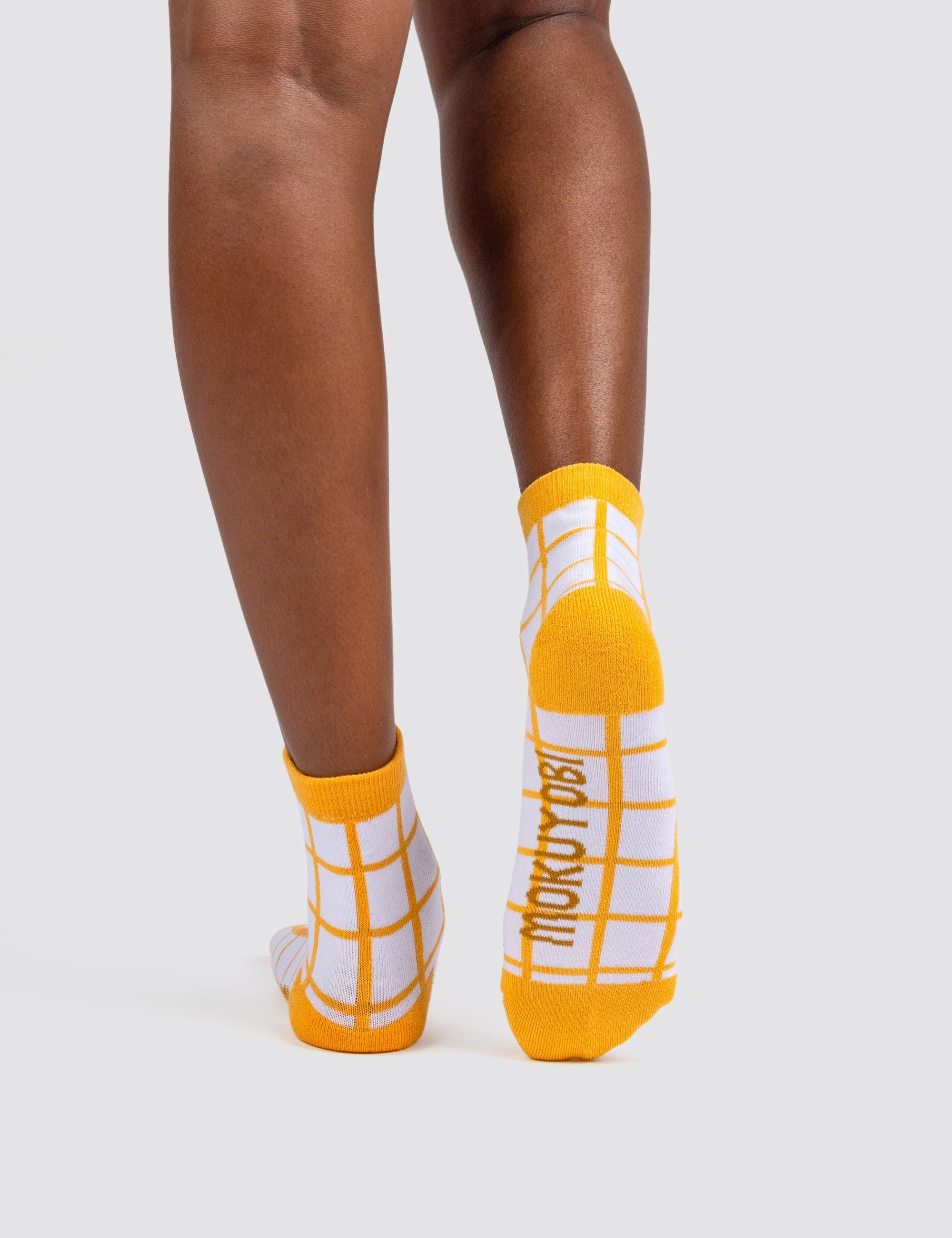 Banana Grid Socks
