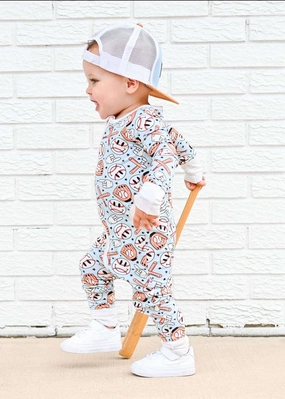 Baseball Smiley Dream Baby Romper