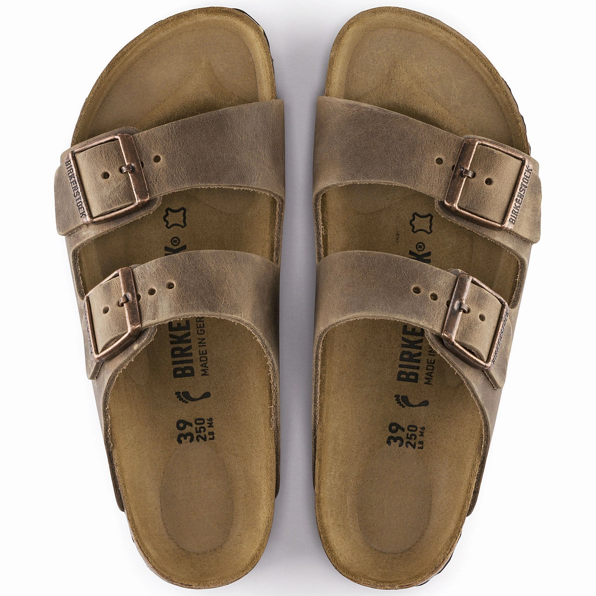 Birkenstock Arizona NU Oiled Tobacco Brown R 352201