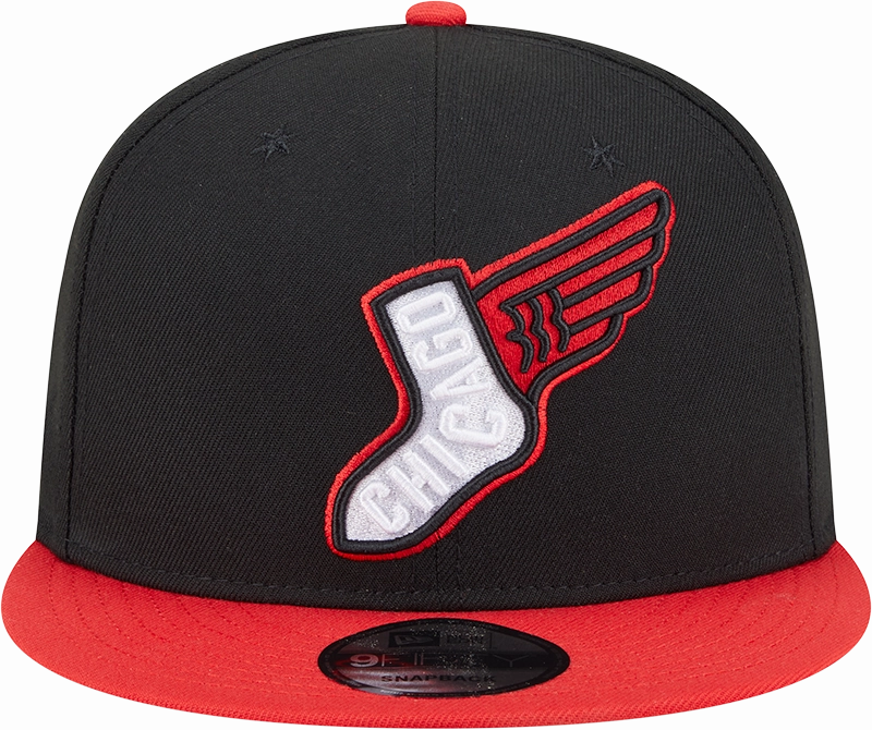 Chicago White Sox New Era 2025 City Connect Alternate 9FIFTY Snapback Hat - Red/Black