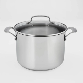 Classic 8qt Stainless Steel Stock Pot with Cover