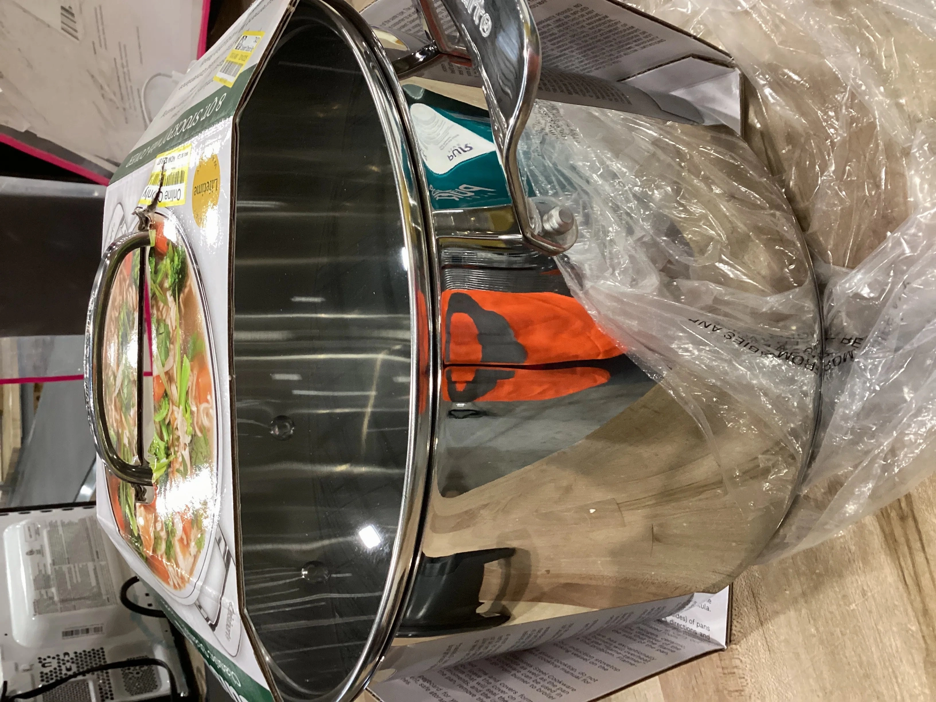 Classic 8qt Stainless Steel Stock Pot with Cover