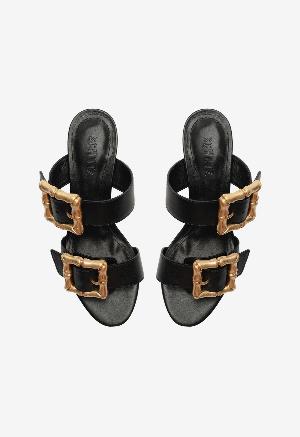 Enola Mid Block Leather Sandal