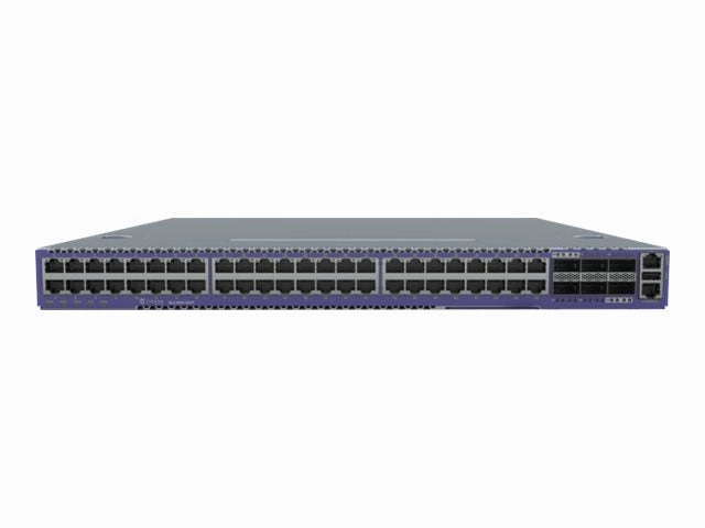 Extreme Networks SLX9150-48XT - Switch - 48 x 1 Gigabit / 10 Gigabit Ethernet   6 x 40 Gigabit QSFP  / 100 Gigabit QSFP28 - rack-mountable SLX9150-48XT-6C-AC-F