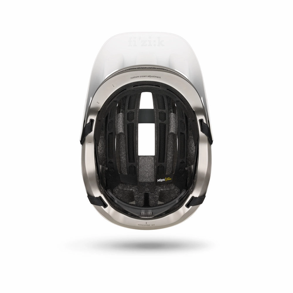 Fizik Kudo Road Helmet with Light - White