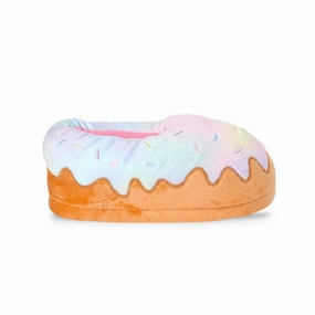 Girls' (Preschool & Junior) Foodie Donut Slippers (SGF3245WGN)