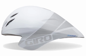 Giro Advantage 2 Time Trial Road Helmet - White-Silver