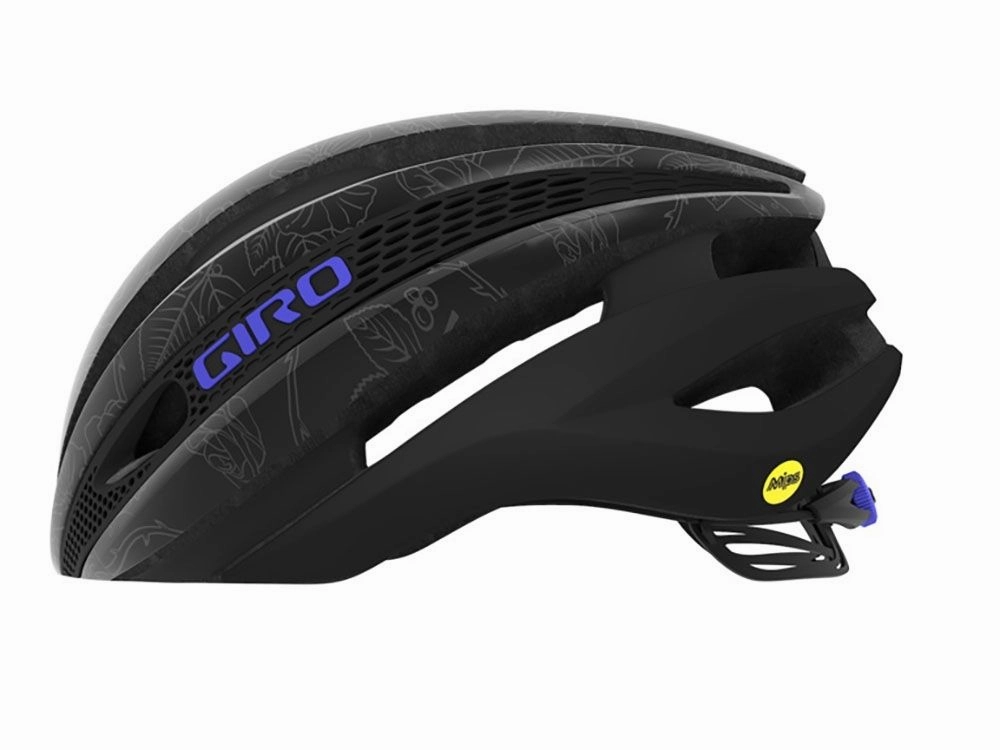 Giro Synthe MIPS Road Helmet - Matt Black Floral - 2020