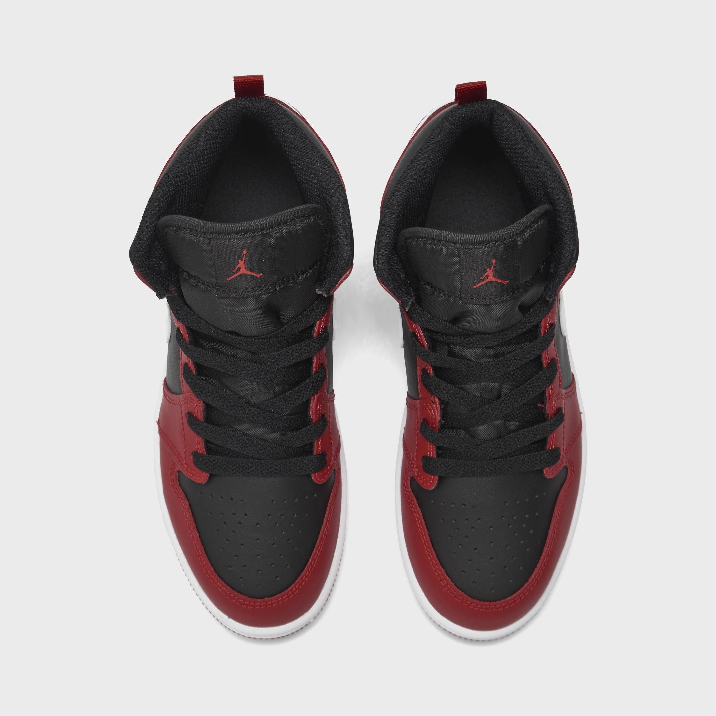 Jordan 1 Mid PS Black / White - Gym Red