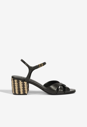 Keefa Mid Block Sandal