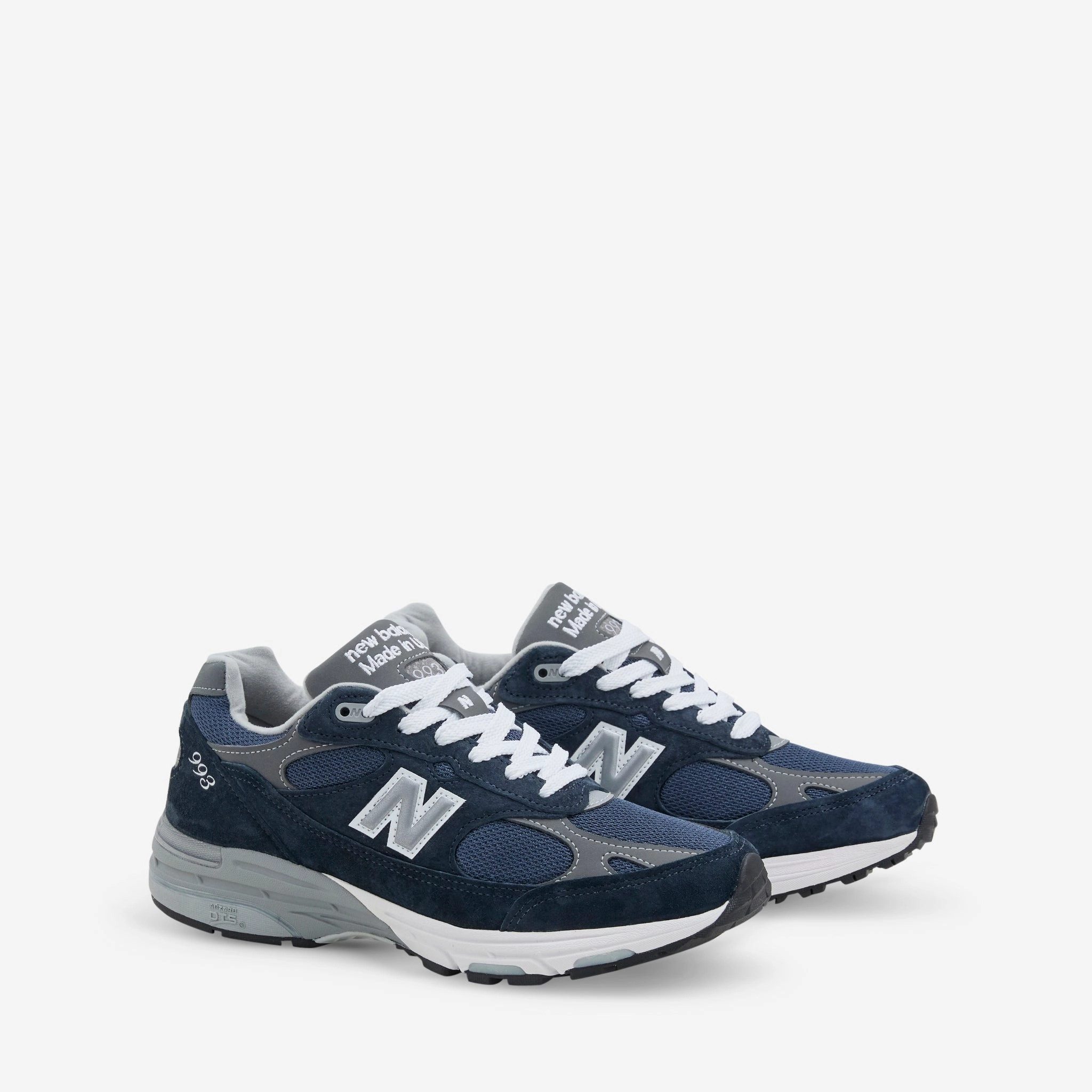 Made in USA 993 Navy | White