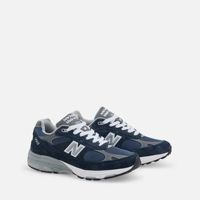 Made in USA 993 Navy | White