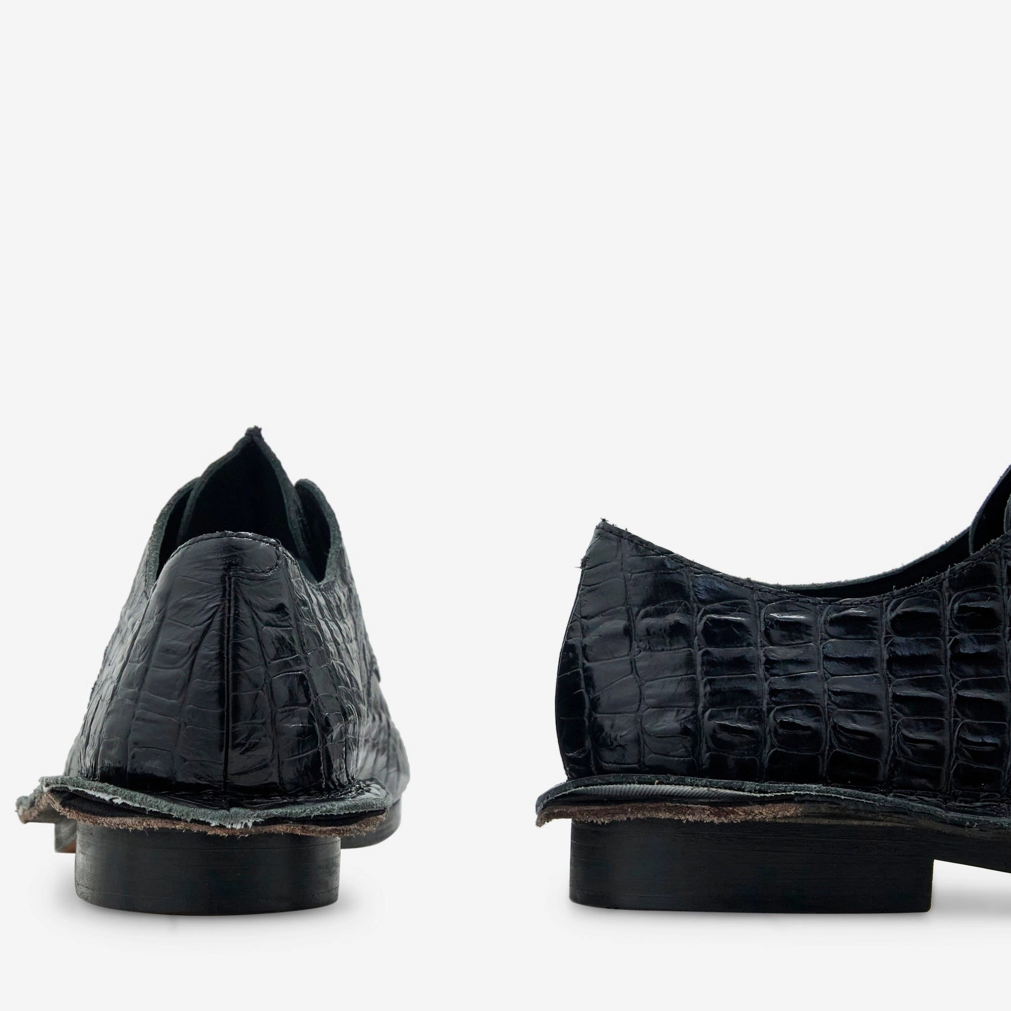 Martine Rose x Women's Derby Black Leather