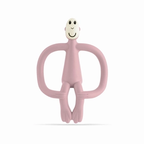 Monkey Teether - Dusty Pink