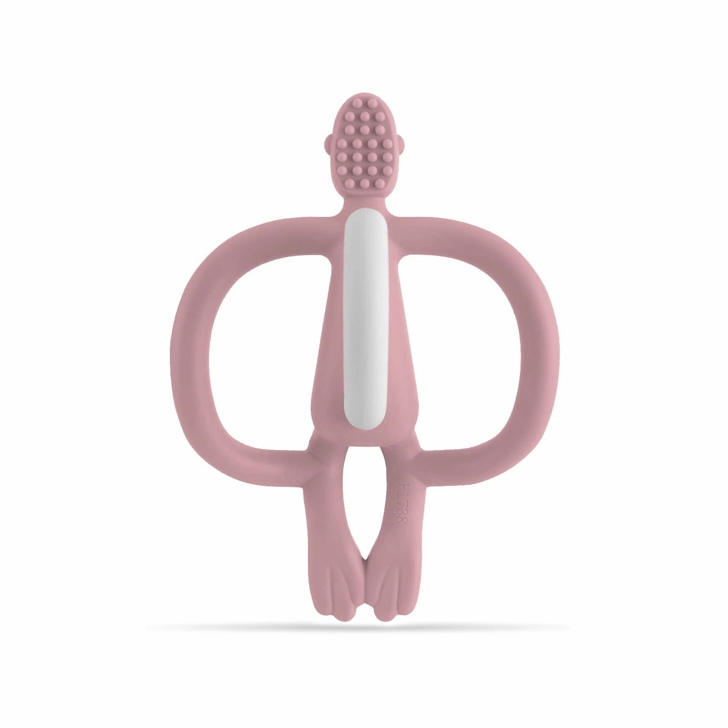 Monkey Teether - Dusty Pink