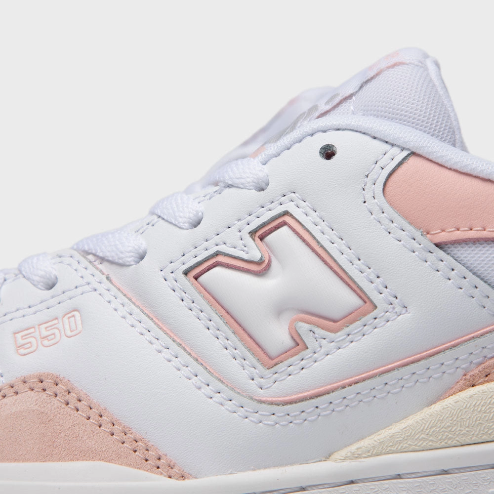 New Balance Juniors' GSB550CD White / Pink Haze