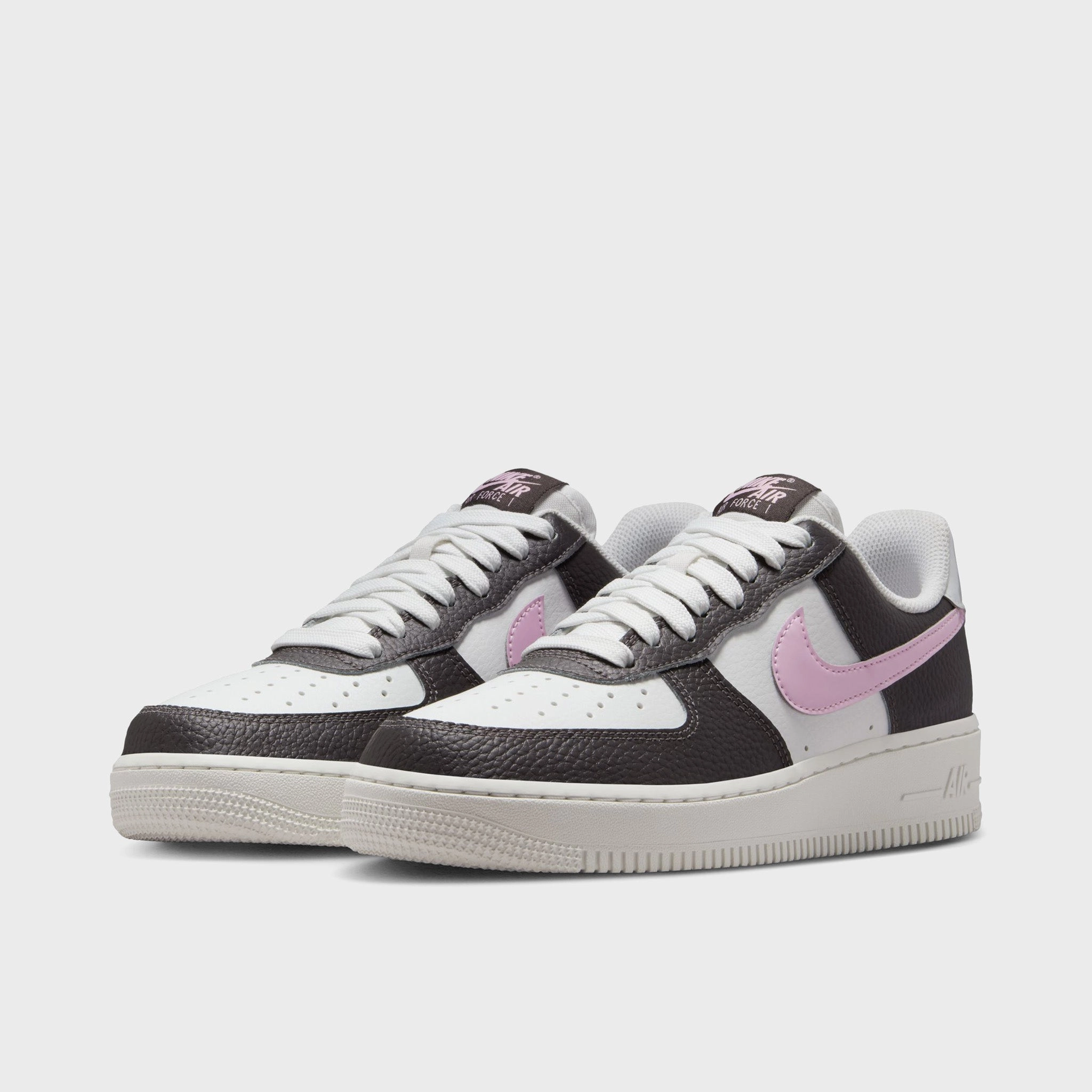Nike Women's Air Force 1 '07 Summit White / Pink Foam - Medium Ash