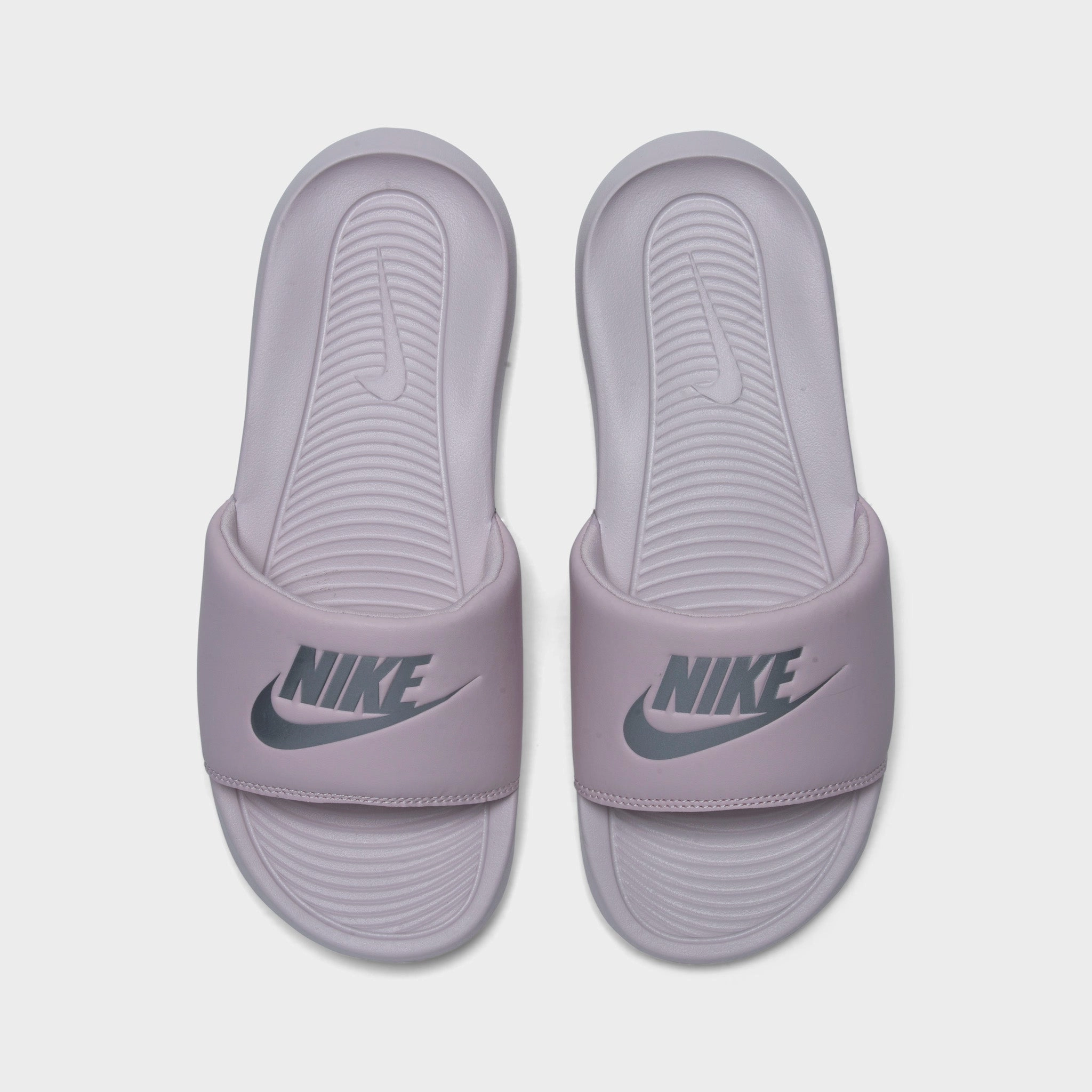 Nike Women's Victori One Slide Sandals Barely Rose / Metallic Silver - Barely Rose
