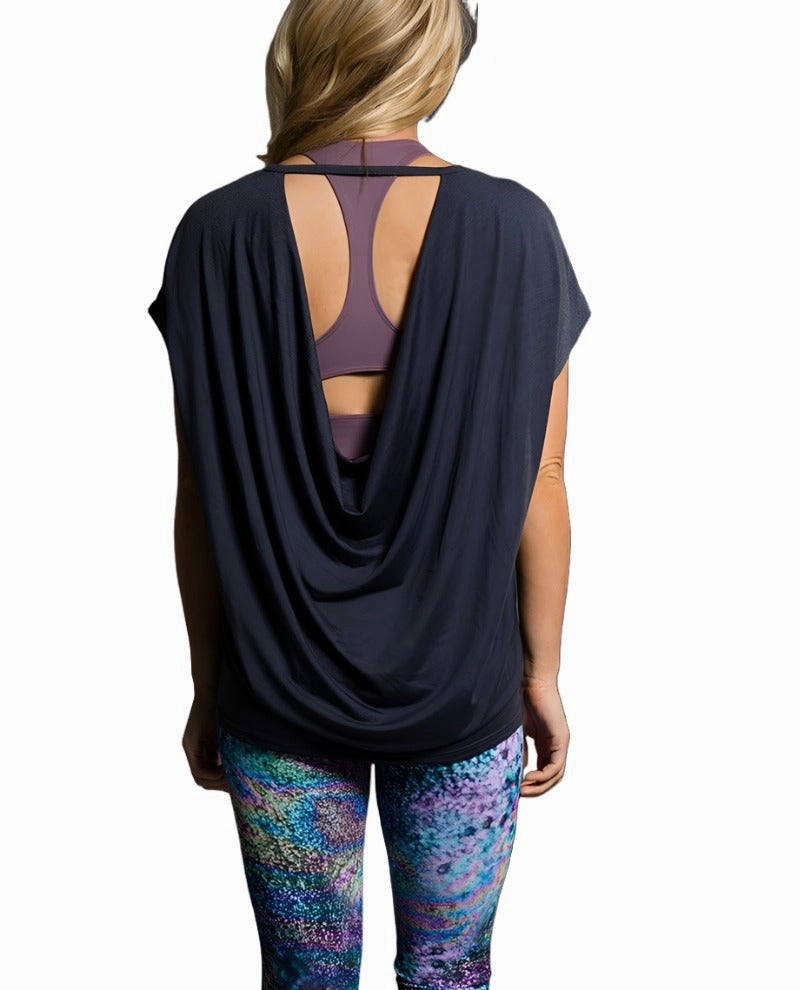 Onzie Hot Yoga Wear Drop Back Top 3056