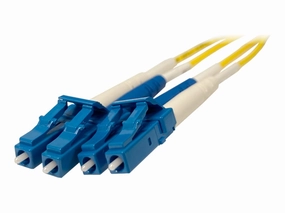 Ortronics Infinium Ultra - Patch cable - TAA Compliant - LC single-mode to LC single-mode - 3 m - 0.1 in - fiber optic - duplex L3-0101B2JYD1003M