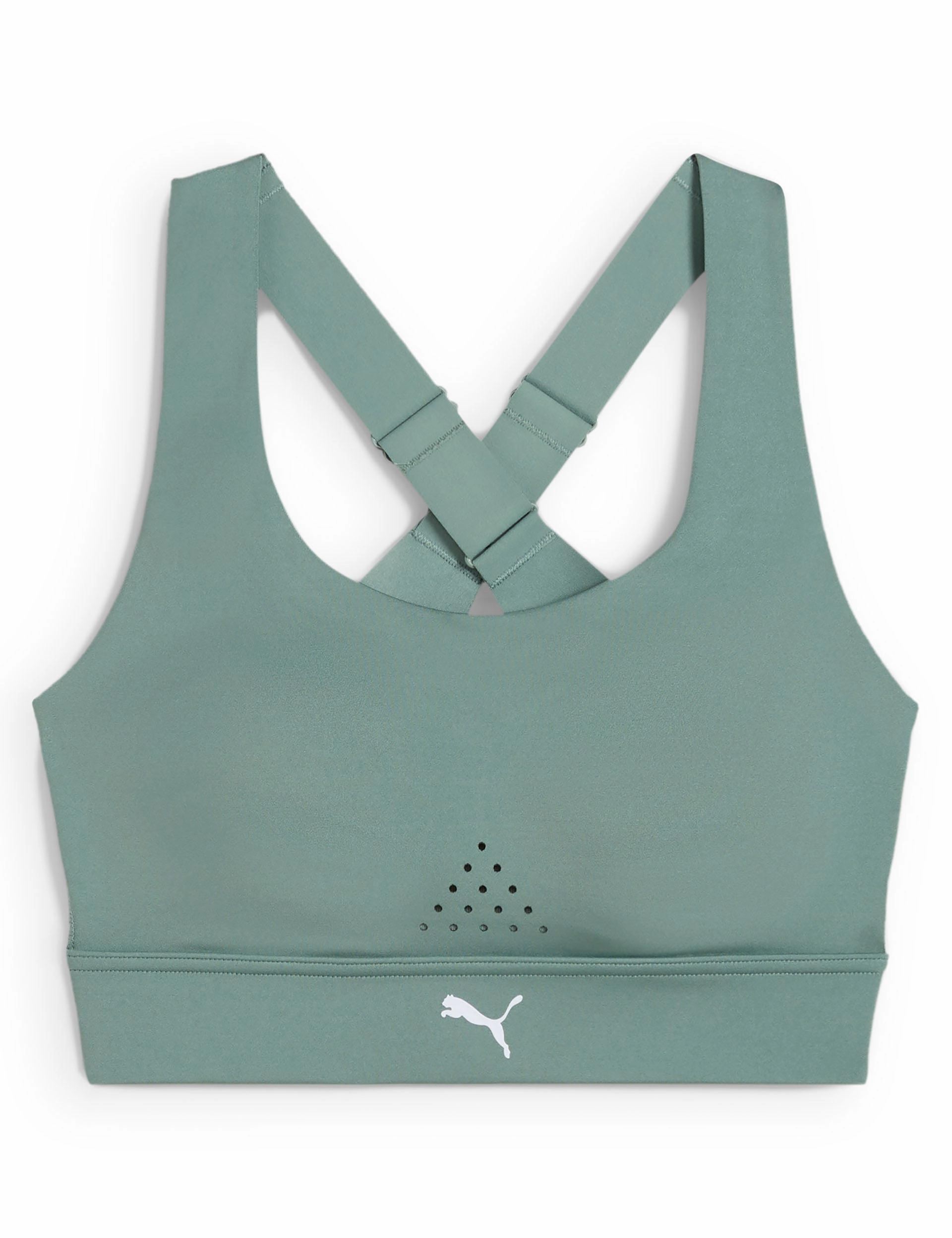 PWRbreathe Run Bra - Green Moon