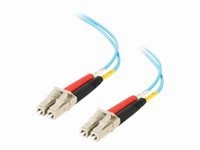 Quiktron - Network cable - LC multi-mode (M) to LC multi-mode (M) - 5 m - fiber optic - 50 / 125 micron - aqua 852-LL2-017HK