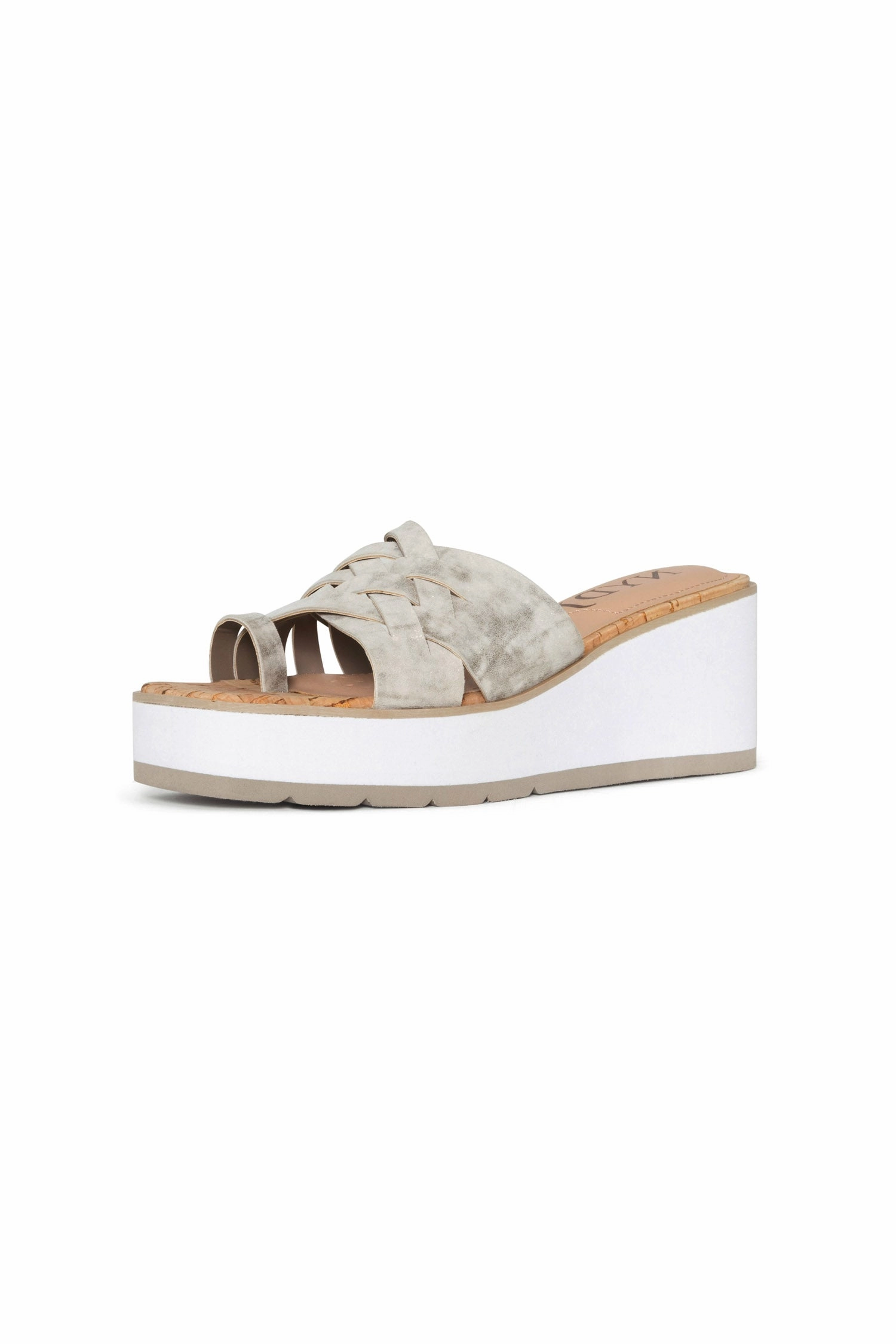 Reesie Wedge Sandals - Pewter