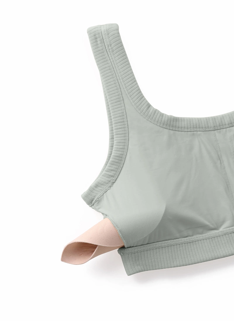 Ribbed Sports Bras U Back