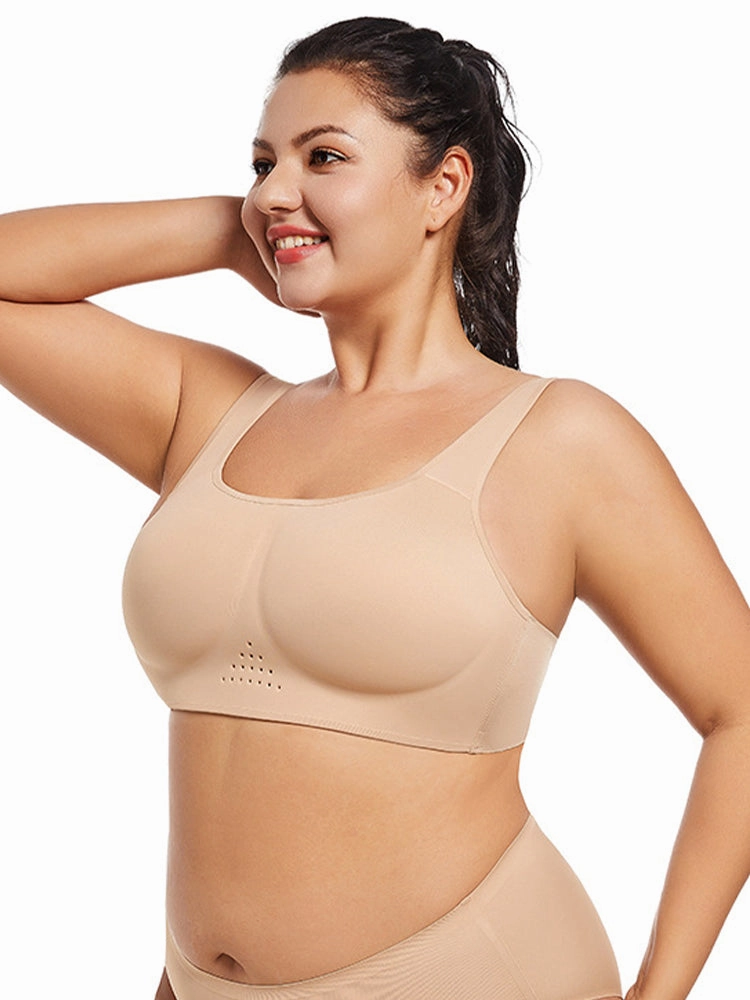 Seamless Wireless Bra with Breathable Design