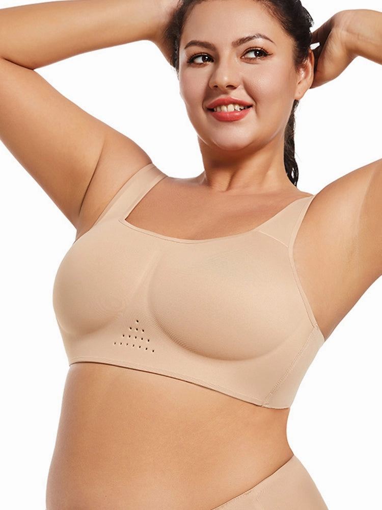Seamless Wireless Bra with Breathable Design
