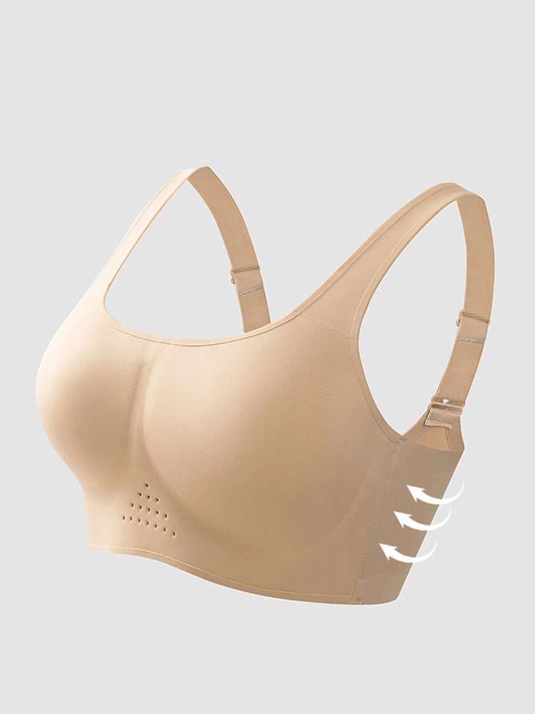 Seamless Wireless Bra with Breathable Design