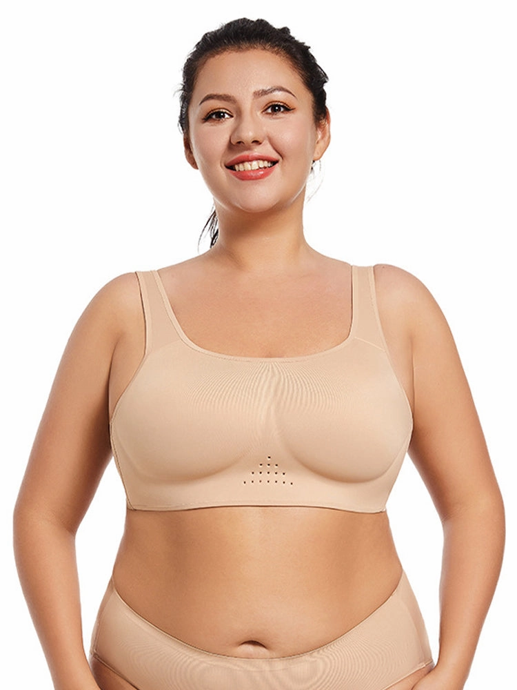 Seamless Wireless Bra with Breathable Design