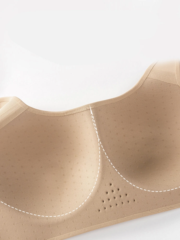 Seamless Wireless Bra with Breathable Design